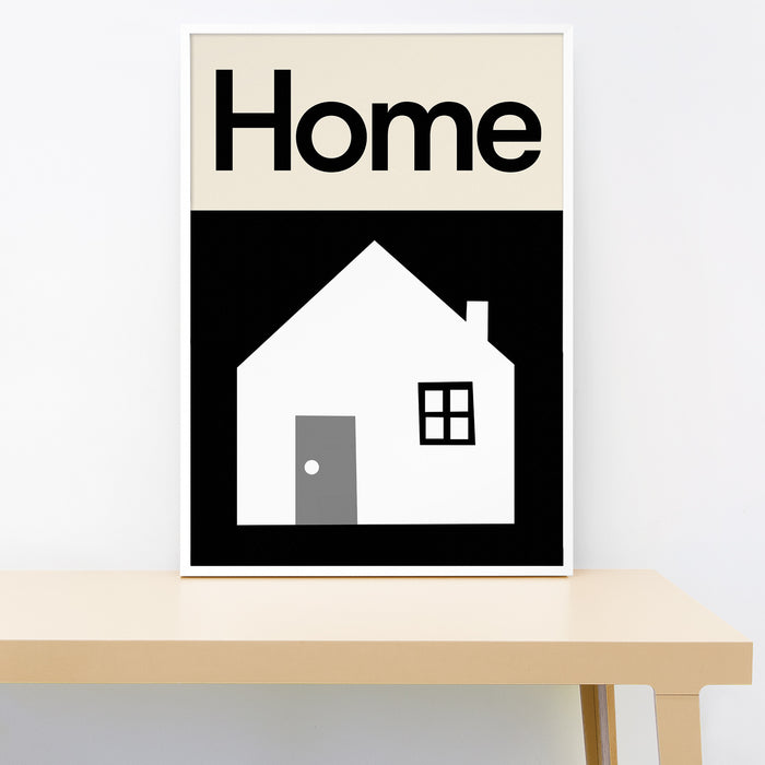 Home Print - White House/Black Door