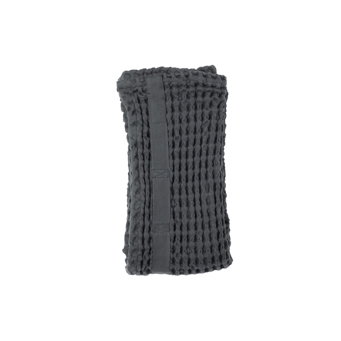 Big Waffle Hand Towel - Dark Grey