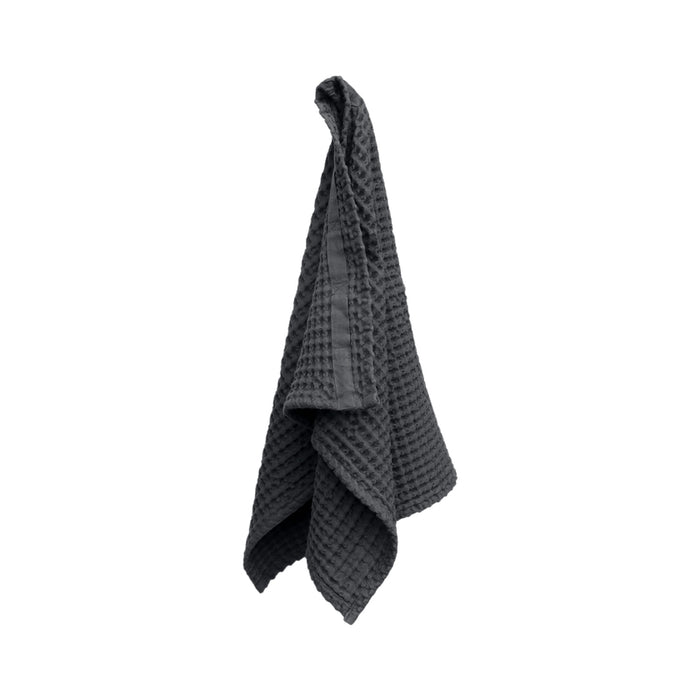 Big Waffle Hand Towel - Dark Grey