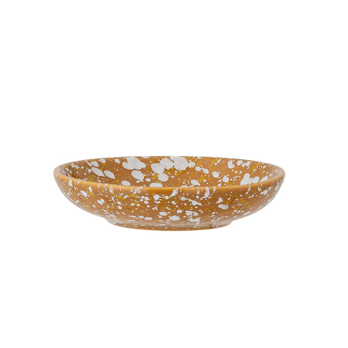 Small Stoneware Plate - Brown Speckled