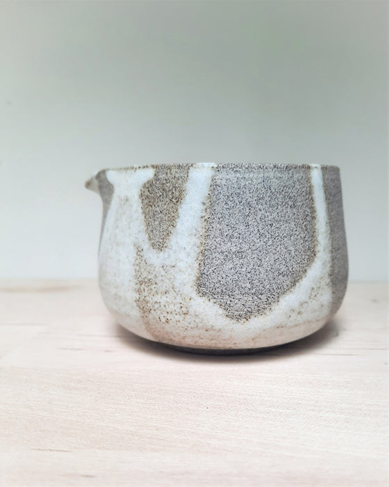 Pouring Vessel - Textured with Drip Glaze
