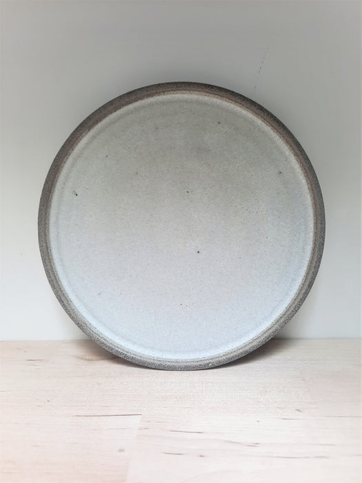 Stoneware Side Plate - Textured Grey