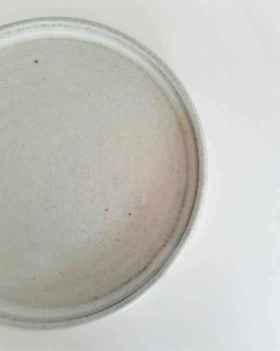 Stoneware Side Plate - Ivory Glaze