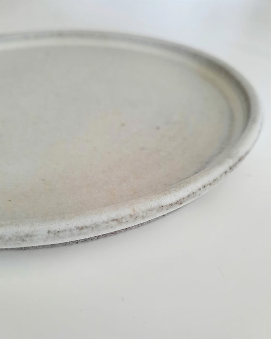 Stoneware Side Plate - Ivory Glaze