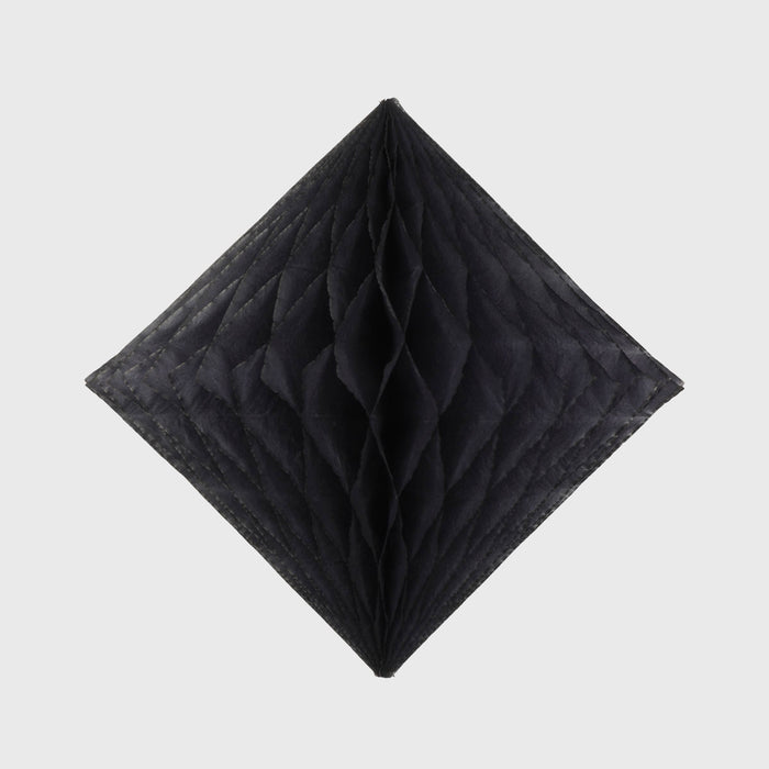 Medium Honeycomb Diamond - Black