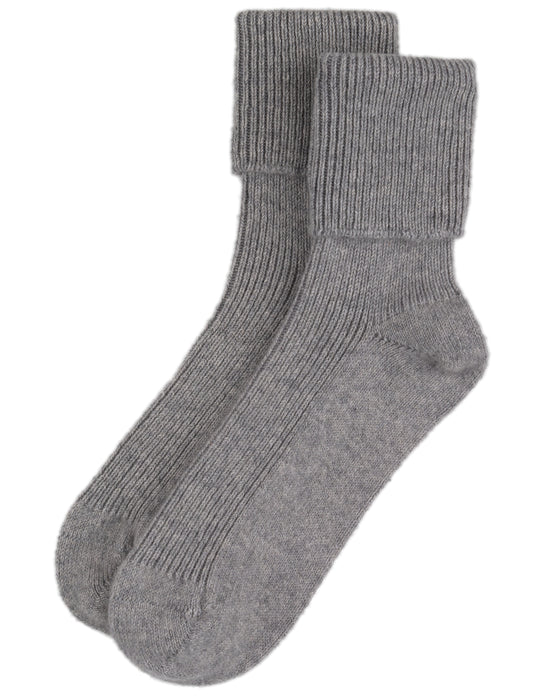 Luxury Cashmere Socks - Grey