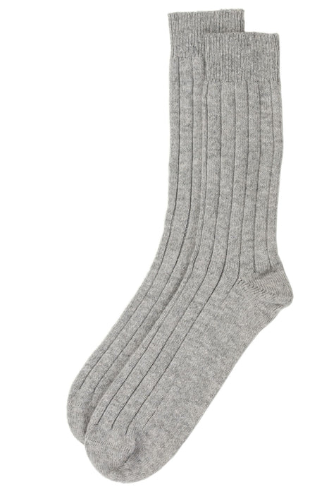 Men's Cashmere Socks - Grey