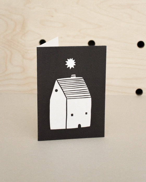 Monochrome House Card